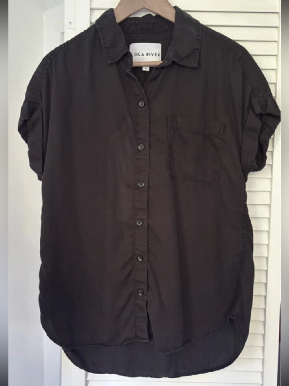 Lola River black button down size small